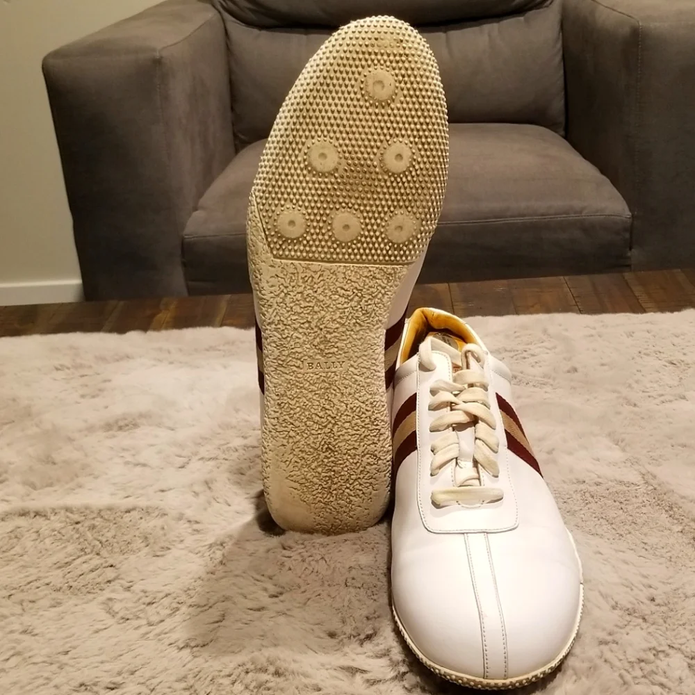 Men's Bally Freenew White (great condition) Size 12 - Picture 3 of 5